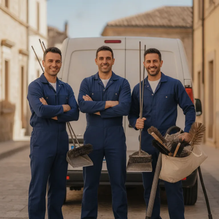 Deshollinador equipo en Getxo